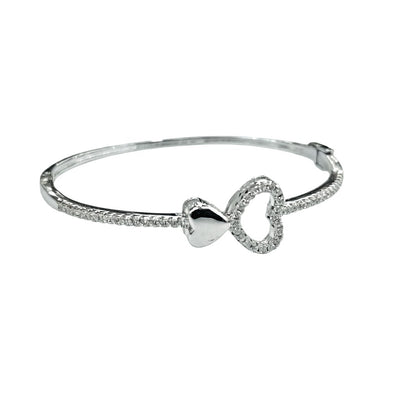 Pure Silver Folding Bracelet For Women| 925 Sterling Adjustable Bracelet