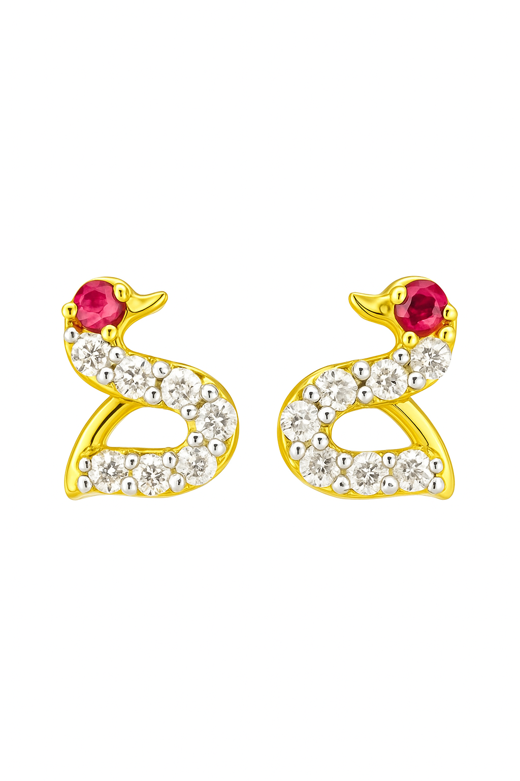 SHINNING SWAN EARRING