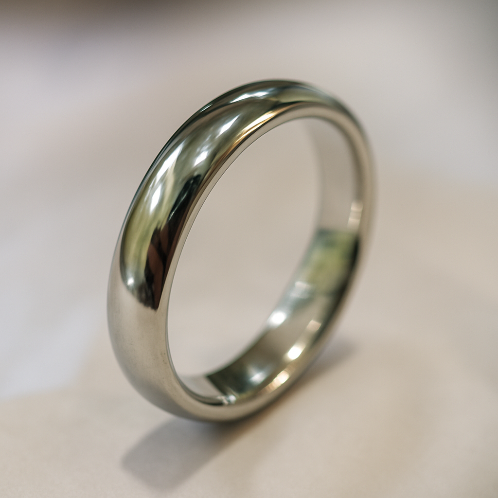 SUPER GLOSSY BAND RING (UNISEX RING) (CHALLA)