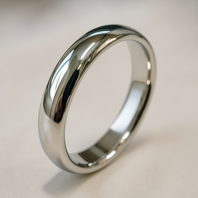 SUPER GLOSSY BAND RING (UNISEX RING) (CHALLA)