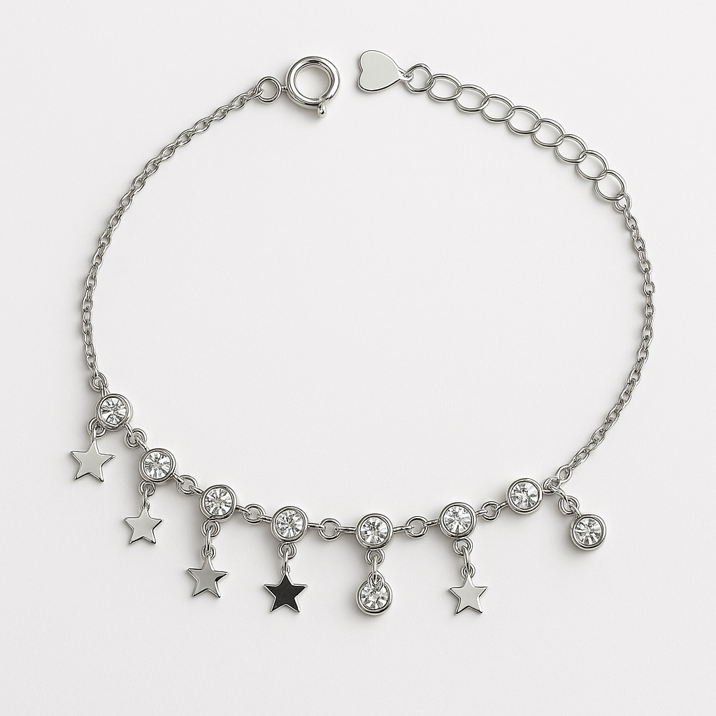 STARS AND STONE HANGING BRACELET