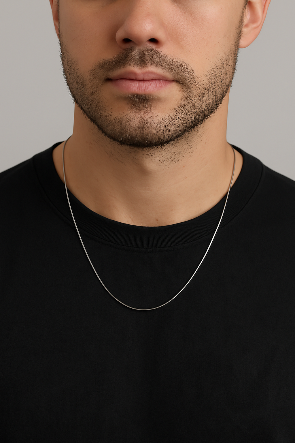 VERY SLEEK SNAKE CHAIN (UNISEX CHHAIN) 18 INCH