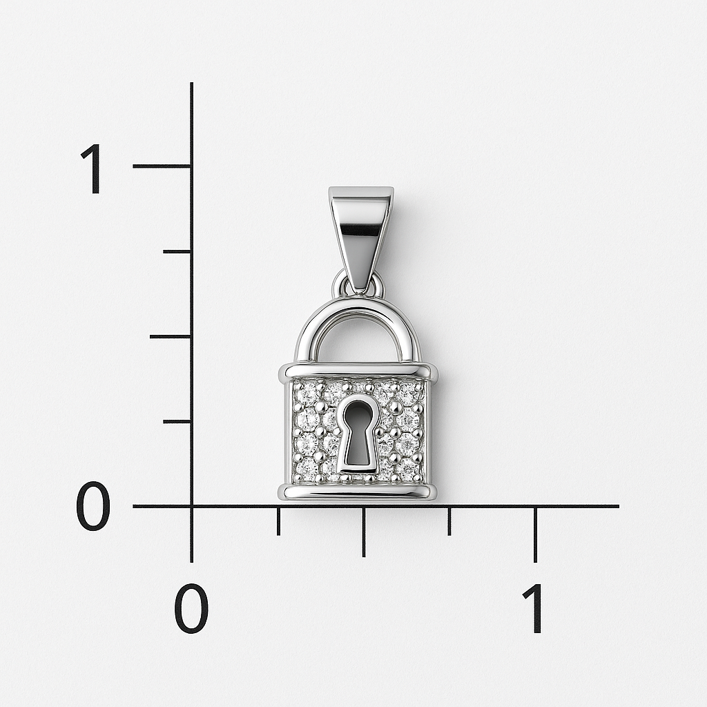 SLEEK CHAIN WITH LOCK PENDENT