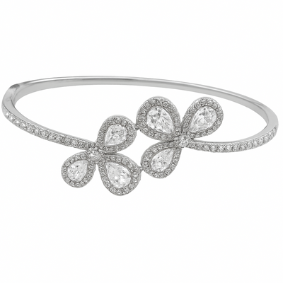 Pure Silver Women Folding Bracelet | 925 Sterling Adjustable Bracelet