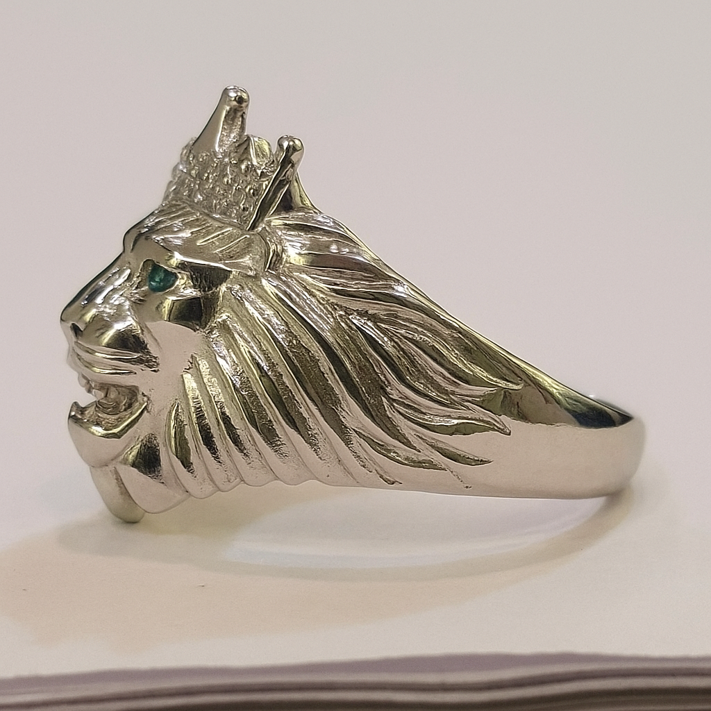 Sterling silver Lion Ring For Men