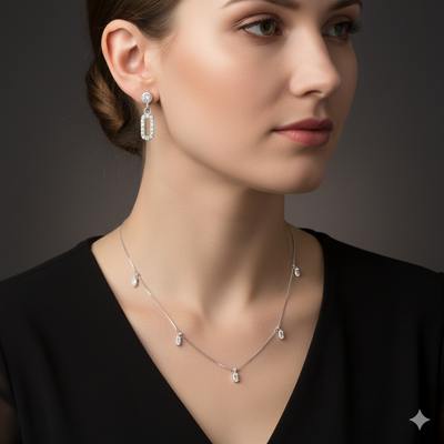 Necklace with multi charms