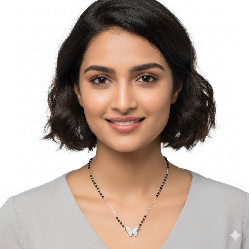 Pure Silver Mangalsutra
