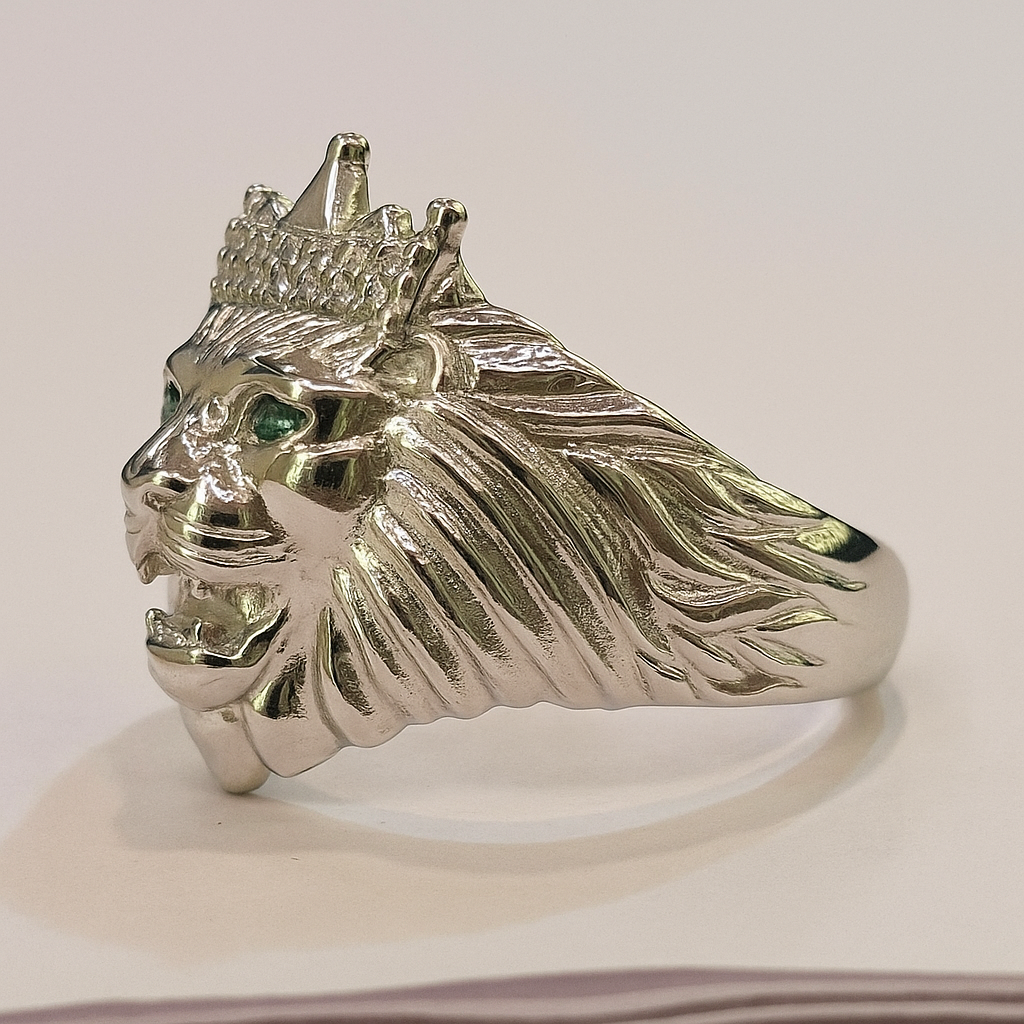 Sterling silver Lion Ring For Men