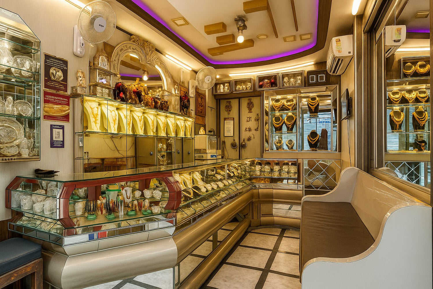 GOLD JEWELLERY BY S.P.J