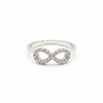 infinity silver ring Adjustable