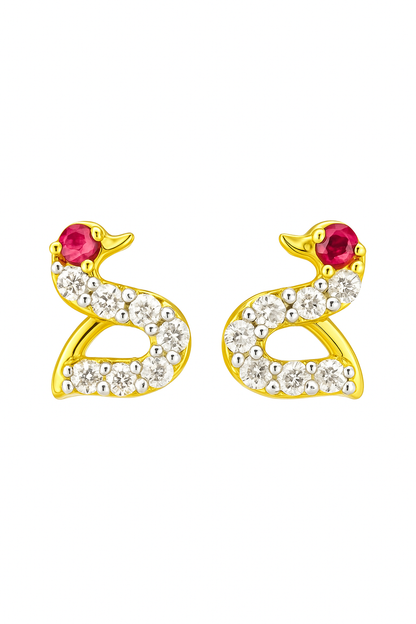SHINNING SWAN EARRING