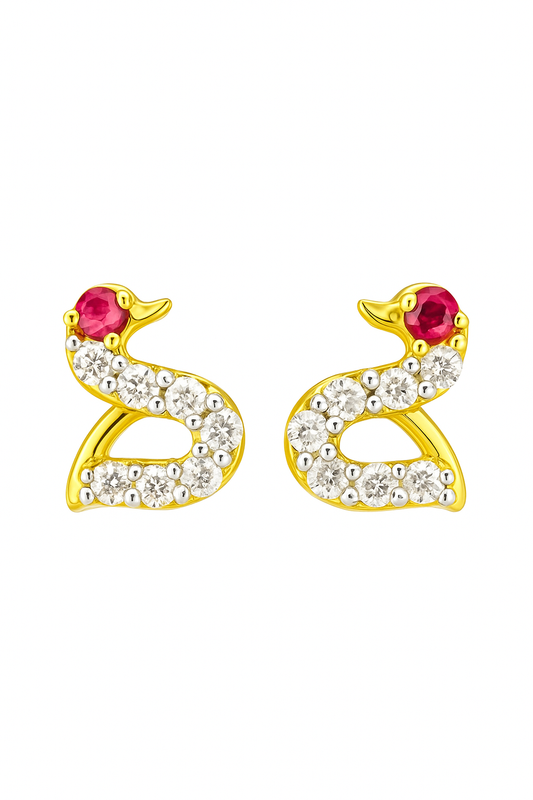 SHINNING SWAN EARRING