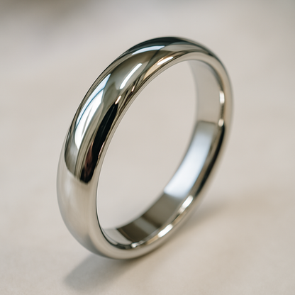 SUPER GLOSSY BAND RING (UNISEX RING) (CHALLA)
