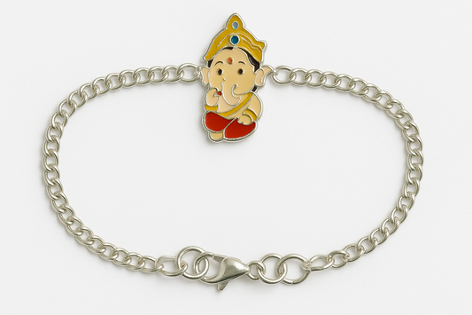 LITTLE FRIEND GANESHA RAKHI CUM BRESLET