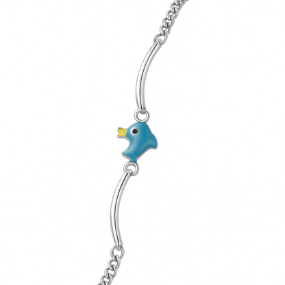 BLUE DOLPHIN BRESLET CUM RAKHI