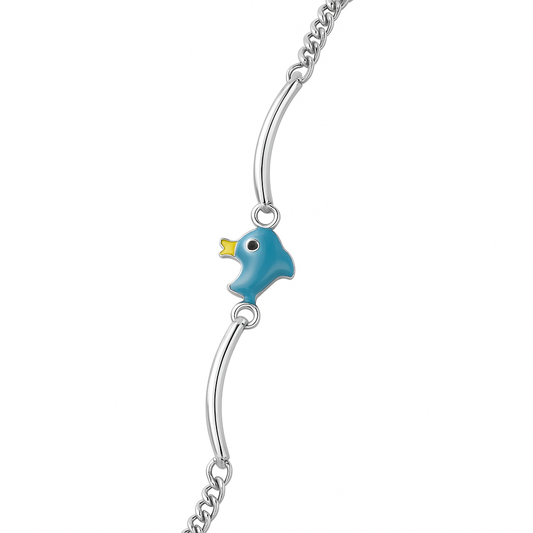 BLUE DOLPHIN BRESLET CUM RAKHI