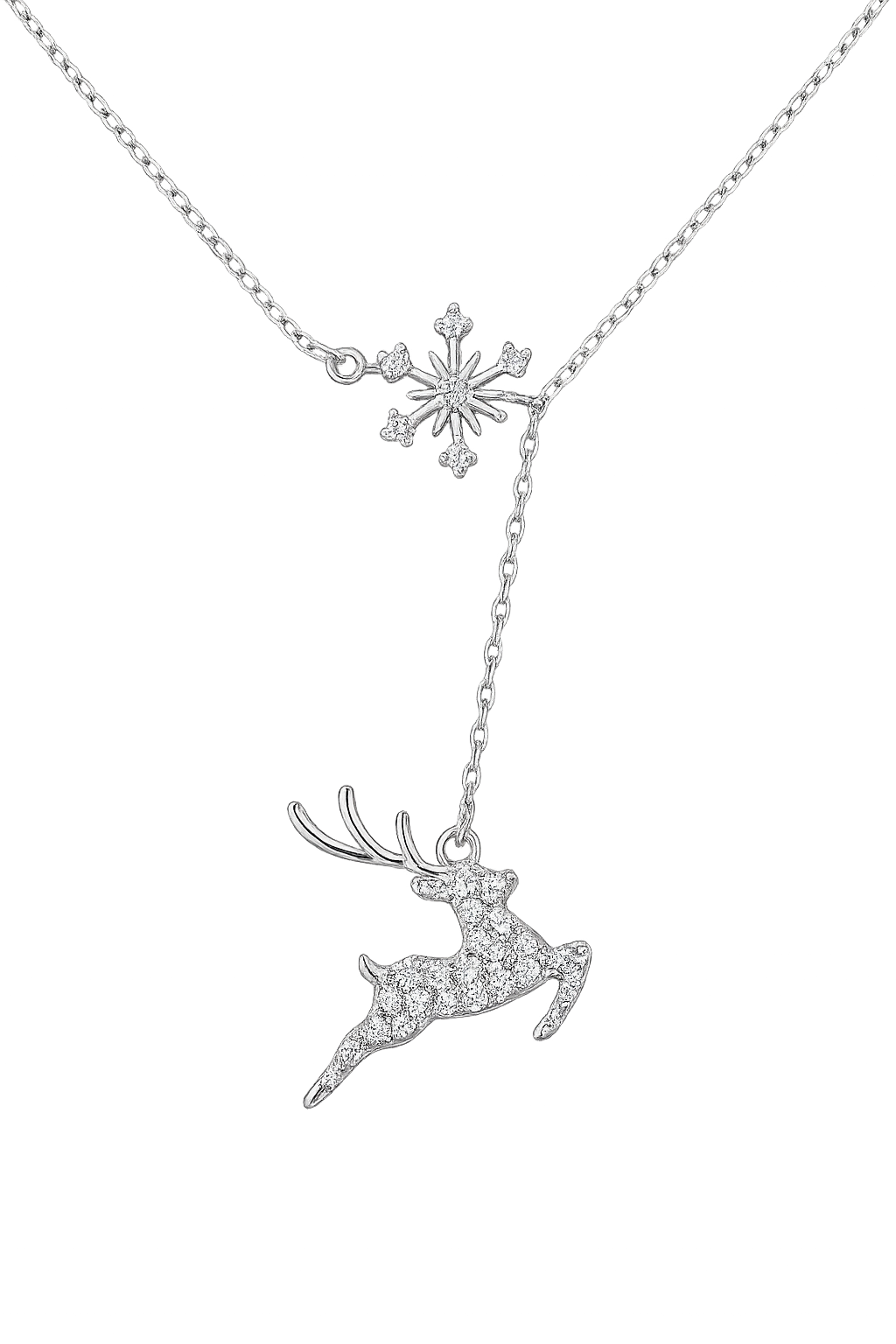 STAR AND DEER NECKLACE