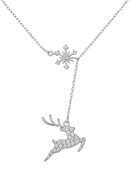 STAR AND DEER NECKLACE