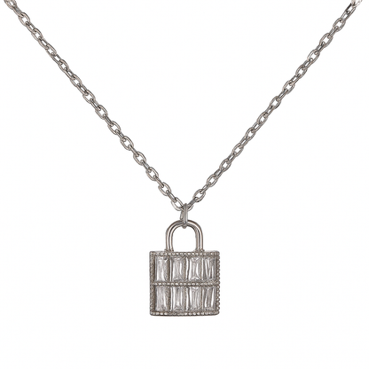 CHAIN WITH A LOCK PENDENT