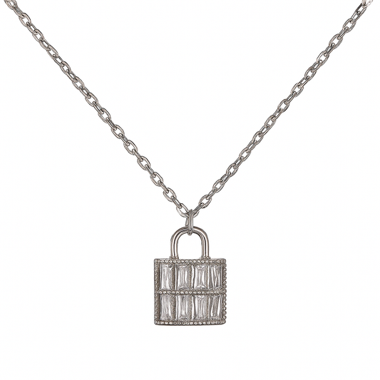 CHAIN WITH A LOCK PENDENT