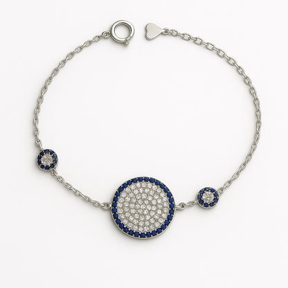 BRACELET with a minimalist circular design