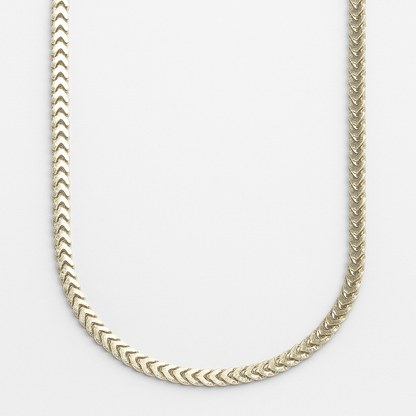 V PATTERN CHAIN (UNISEX CHAIN) 21 INCH