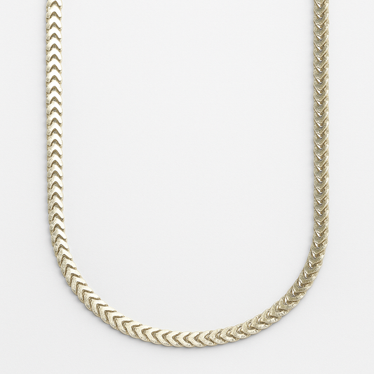 V PATTERN CHAIN (UNISEX CHAIN) 21 INCH