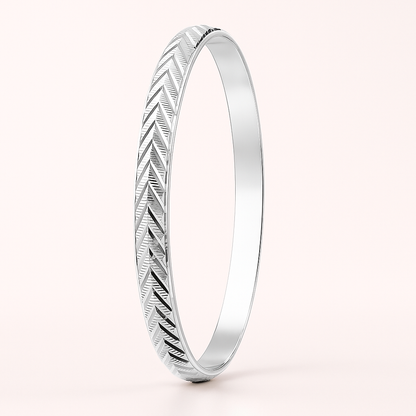 Silver kada design for men