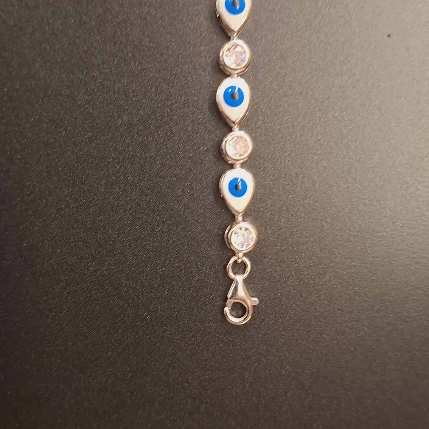 EVIL EYE SILVER BRACELET VIDEO