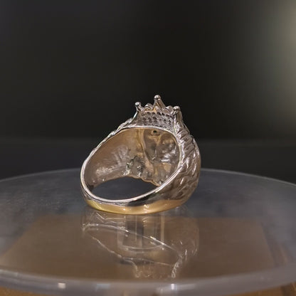 Sterling silver Lion Ring For Men