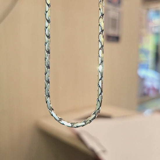  925 sterling silver, Italian design, silver rope chain & unisex styles. Perfect mens & womens jewellery."