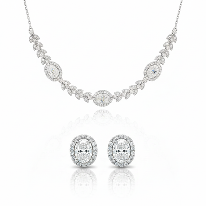 Pure 925 Sterling Silver Necklace with Tops for Women