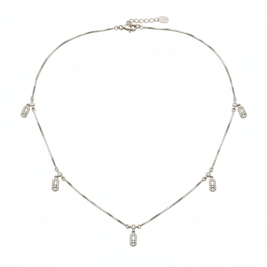 Necklace with multi charms