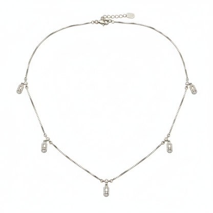 Necklace with multi charms