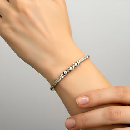Folding Bracelet | 925 Sterling Adjustable Bracelet For Women