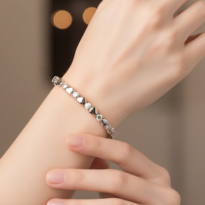 Folding Bracelet | 925 Sterling Adjustable Bracelet For Women