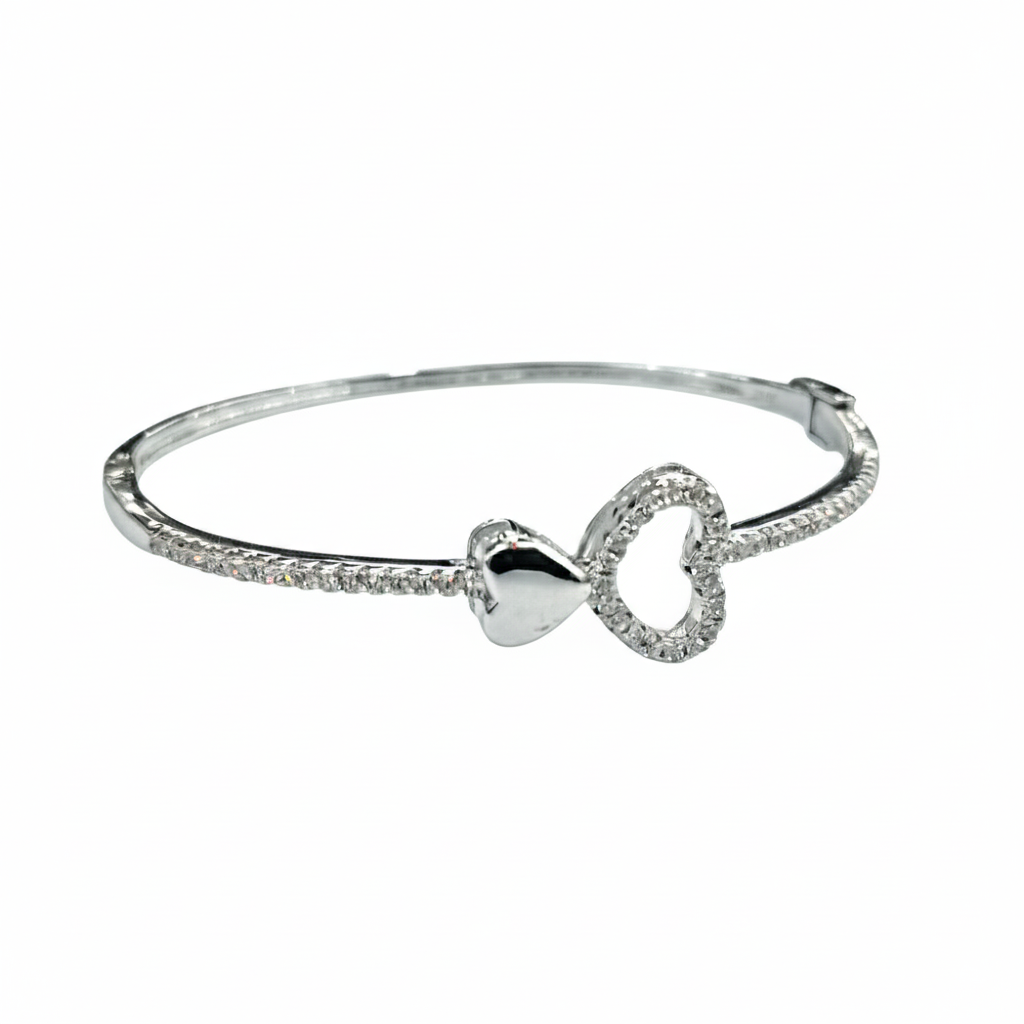 Pure Silver  Folding Bracelet For Women| 925 Sterling Adjustable Bracelet