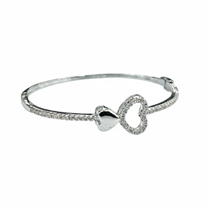 Pure Silver  Folding Bracelet For Women| 925 Sterling Adjustable Bracelet