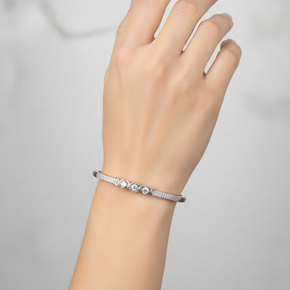 Folding Bracelet | 925 Sterling Adjustable Bracelet For Women
